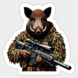 Sniper Wild Boar Sticker